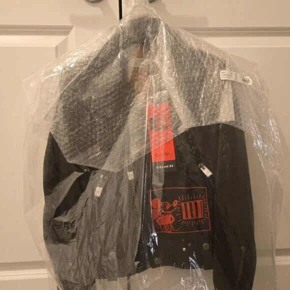 COACH® | Disney Mickey Mouse X Keith Haring Moto Jacket - Picture 3 of 5